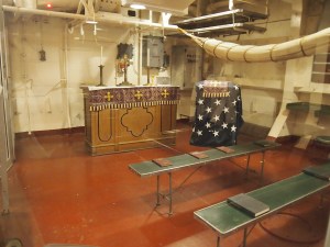 Chapel area on the ship