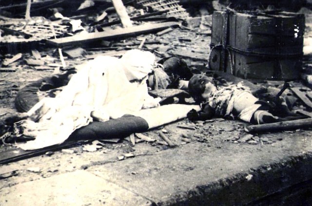 Aftermath of the bomb
